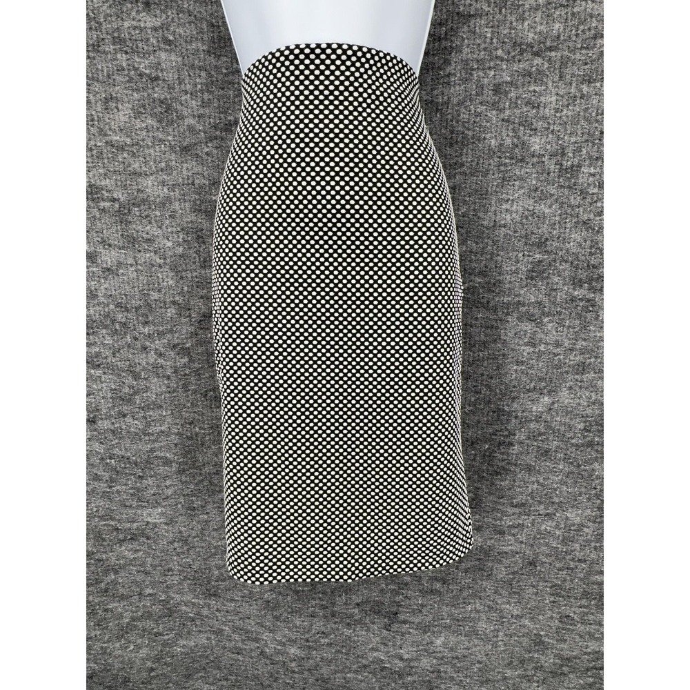 Philosophy Republic Clothing Skirt Womens 2 Black‎ White Mini Dot Pencil Stretch